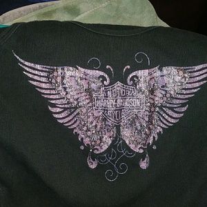 Glittery Harley Tank.